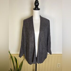 Barefoot Dreams NWT Cardigan Womens 2X Gray CozyChic Lite Shrug Open Front